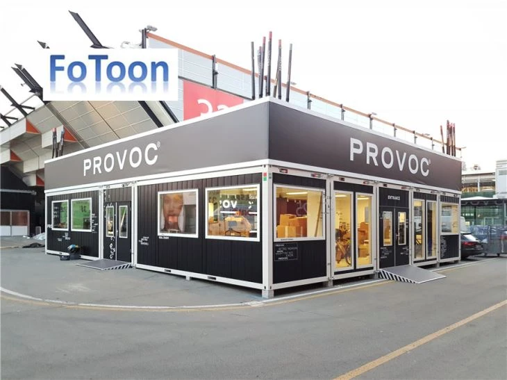 Ħanut tal-Kontenitur Modern Prefabbrikat